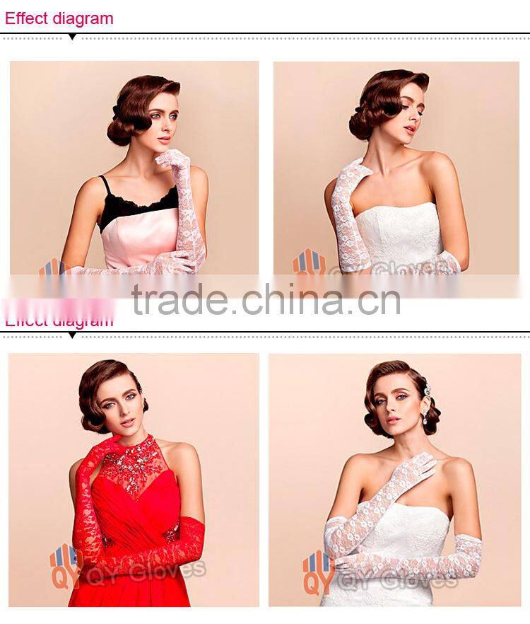 Sun Protection Women Summer Driving Black Cheap Lace Gloves