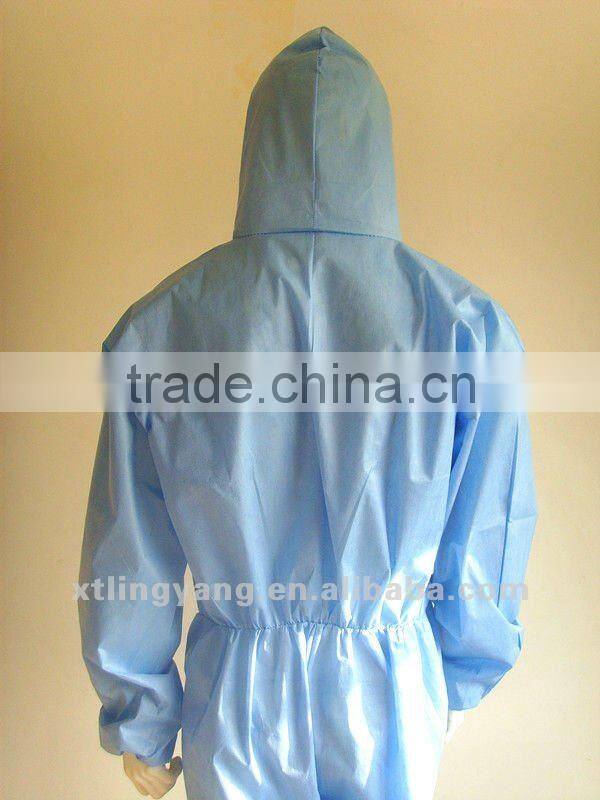 Non-woven disposable waterproof SMS protective clothing