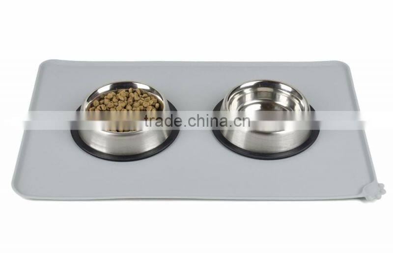 Flat Silicone Pet Mat Premium Dog Pet Food Mat