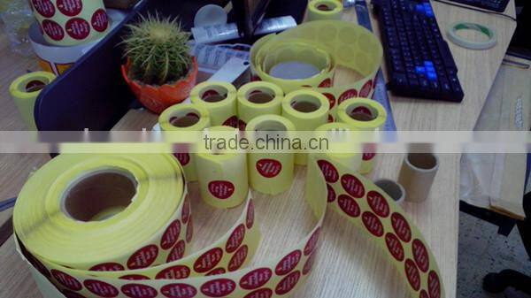 Custom Design Temperature Heat Sensitive Anti-fake Sticker Color Changing for Food Medicine Bottle