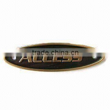2014 new coming,custom-made metal badge for car