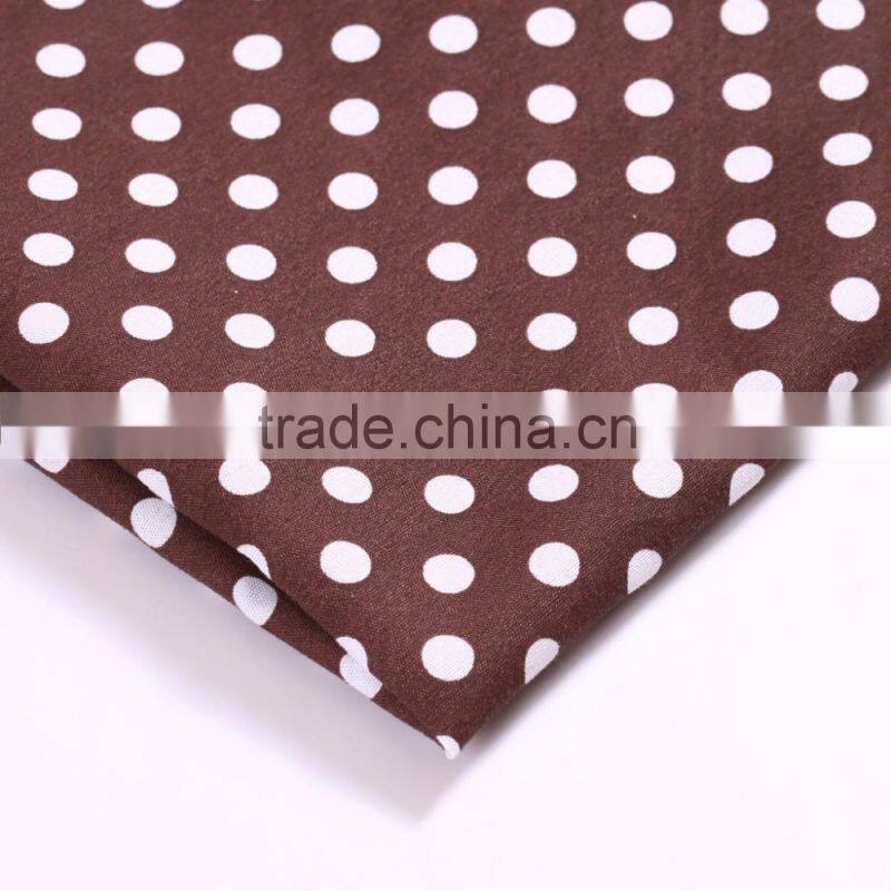 Wholesale super poly spandex satin dot printed Fabric/satin fabric/polyester fabric for cloth