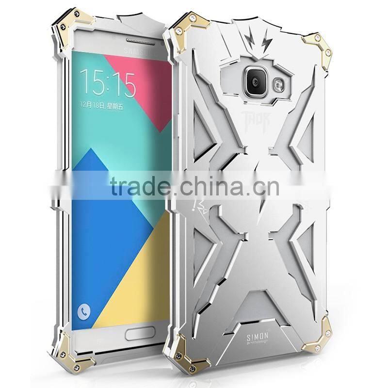 2016 Newest fashionable Metal Case Aluminium Protective back cover phone case for Samsung A7 A7100