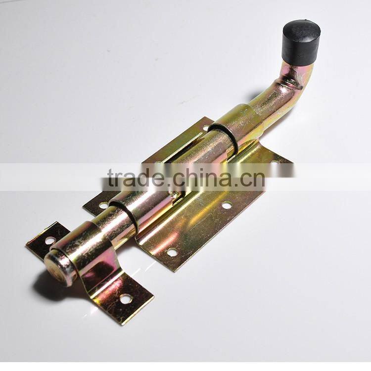 ZX Galvanized Zinc metal double latch door lock with Barrel or rack plating