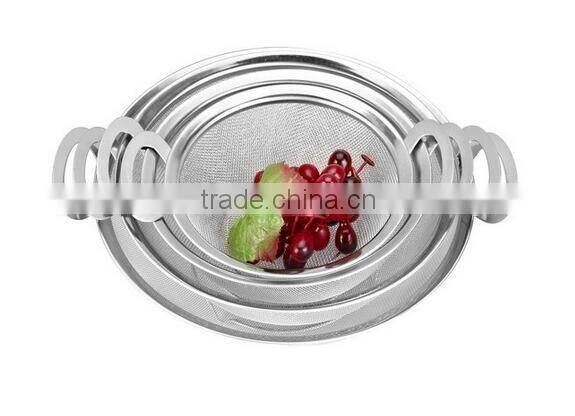 wire mesh basket/ fruit basket with net cover/ vegetable basket