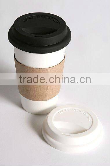 food grade colorful silicone coffee cup lids
