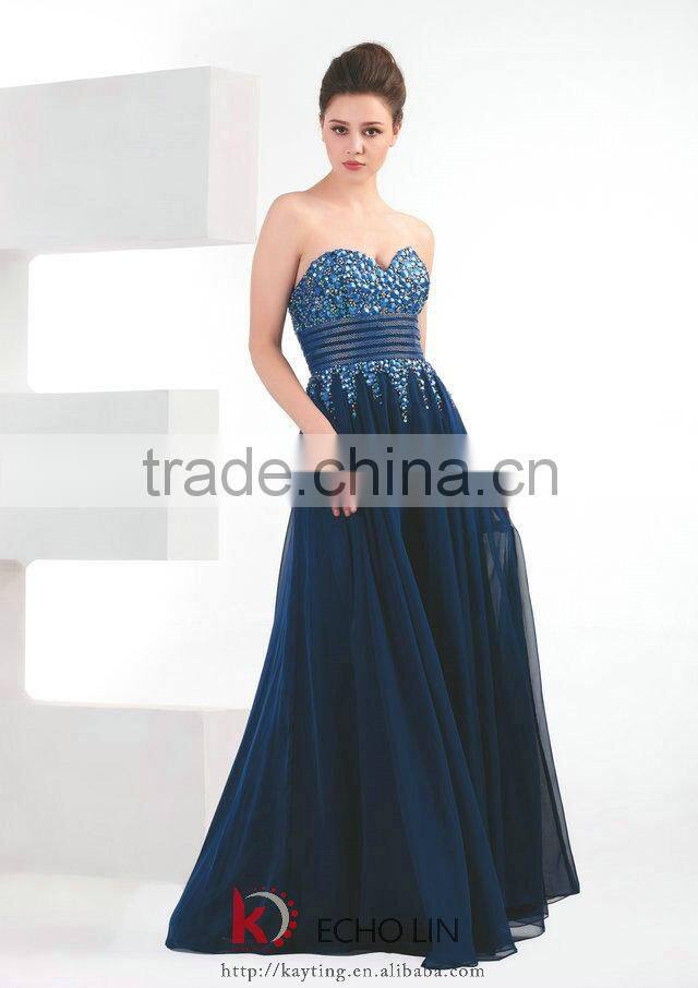 2015 New Sexy Fashion Design Embroidered Handmade Beads Sexy Off Shoulder Elegant Evening Maxi Dresses