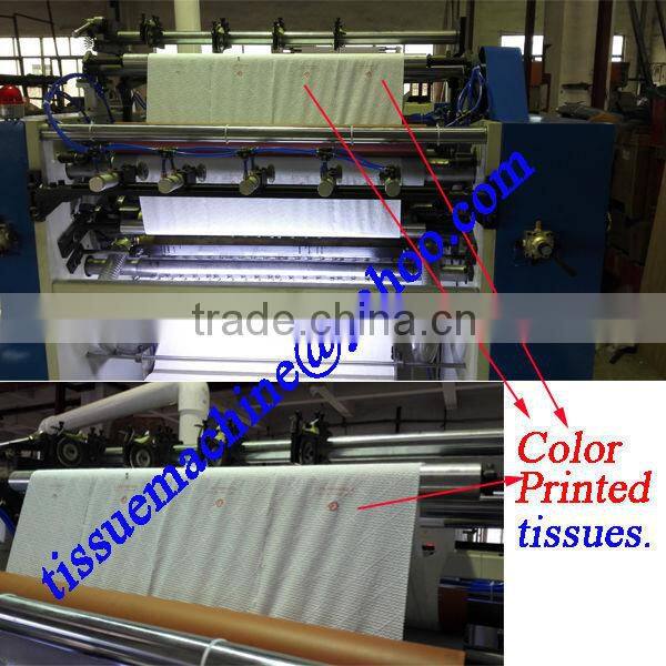Italy Design Embossing Laminating Printing High Speed Automatic Paper Tissue Converters