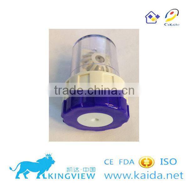 HL-872 plastic rotate contacts lenses cleaner bottle