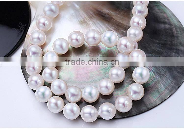 white color high luster fashion necklace for wedding jewelry wholesale