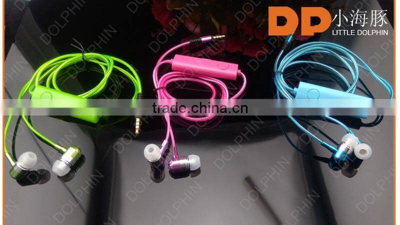 Best Price Led glowing Earphones, EL light earphone wired light earbud led earphones
