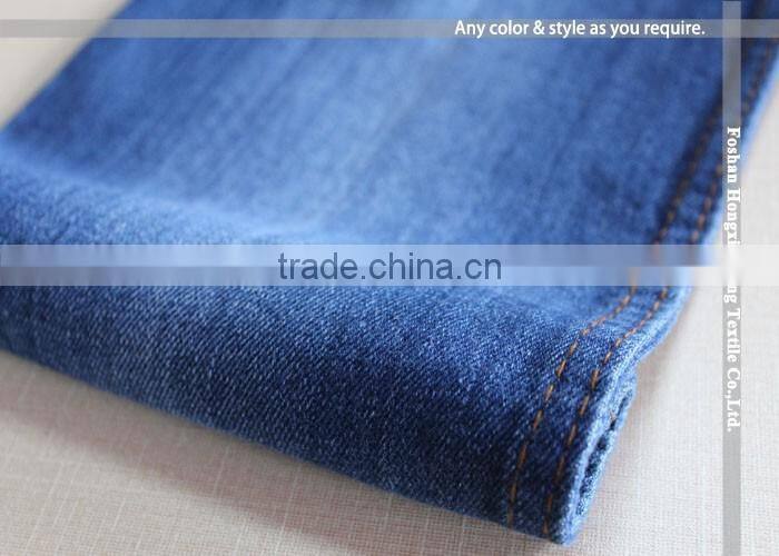 NO.A1532 popular Tatting backing denim fabric 10oz with soft spandex for coat and jean