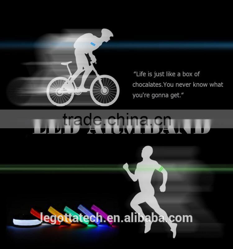 Cheap price sports safety running reflective warning night arm belt