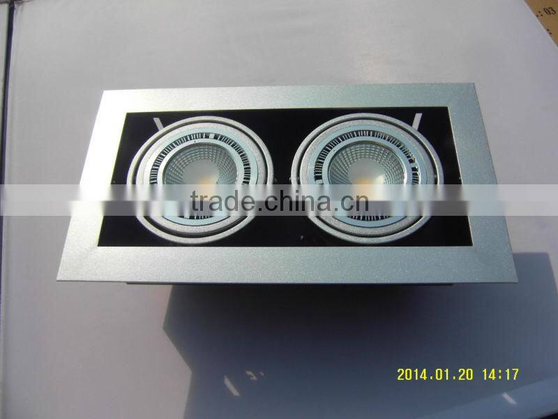 super bright recessed grille celing spot light with halogen lamps 100w made in China