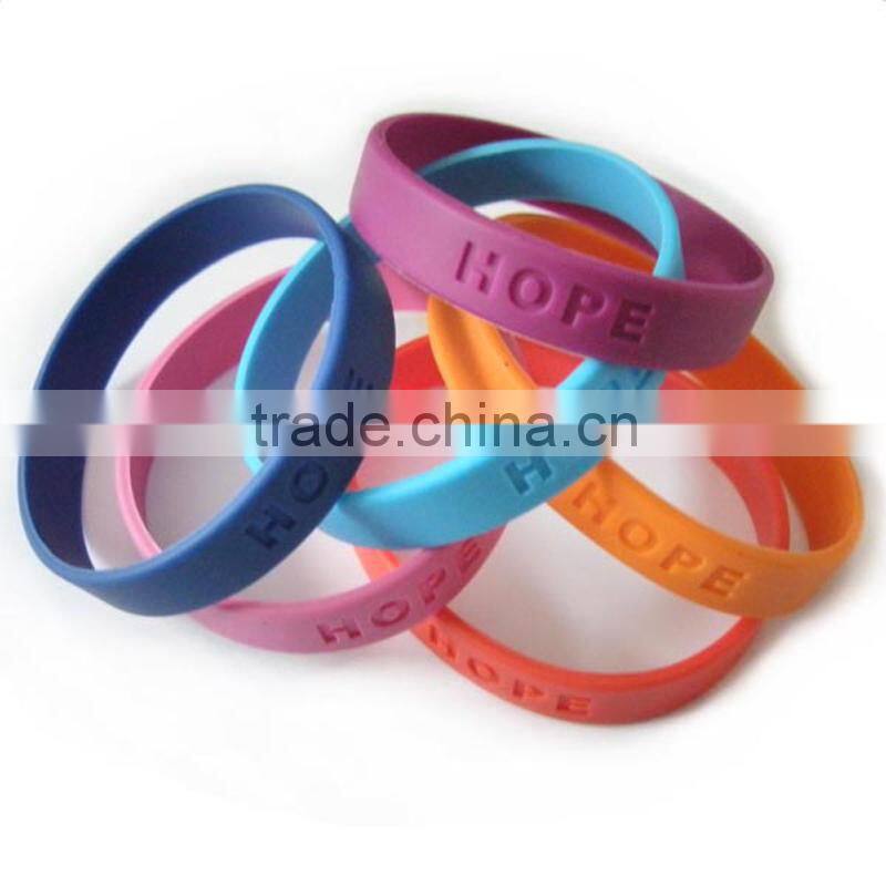 Customized Candy Color Silicone Wristband