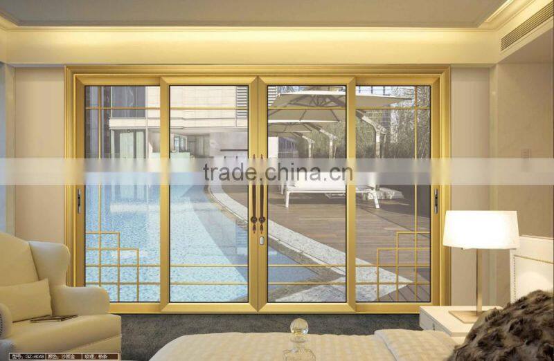 Aluminum door design for the bed room