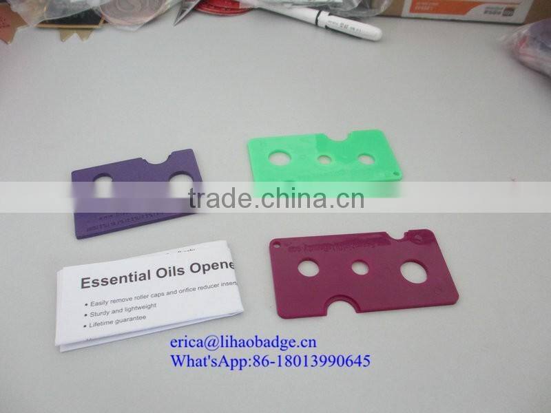 Essential oil plastic key opener,essential oil bottle opener