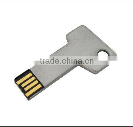 Key shape usb flash drive, metal key usb, promotional gift usb key with life warranty