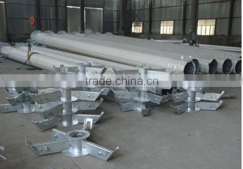 15m-60m high mast lighting pole