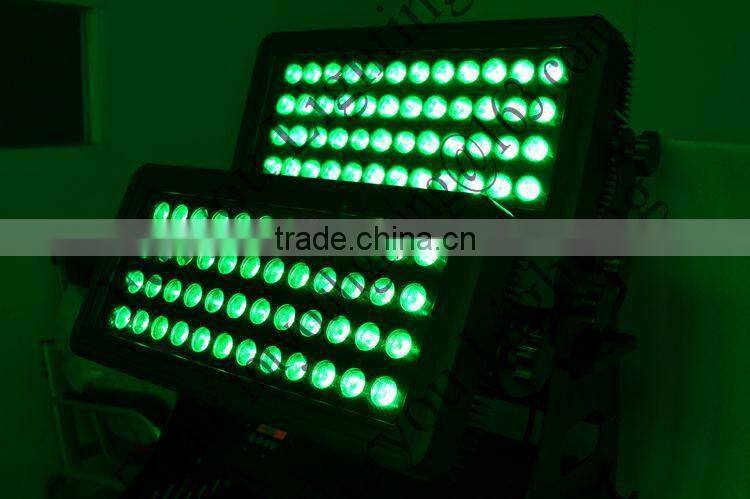 Outdoor Rainproof IP66 Waterproof Wall Wash Building Light 96x18W RGBWAUV 6-IN-1 LED City Color