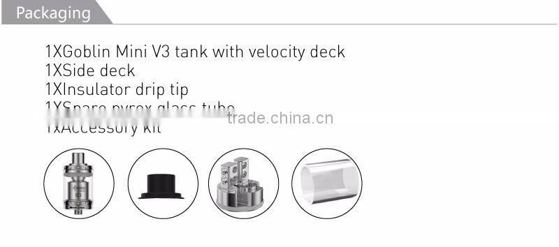 Good price high quality 22mm mini size UD Goblin Rta with RBA deck