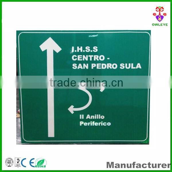 Customized and high bright traffic road reflective sign