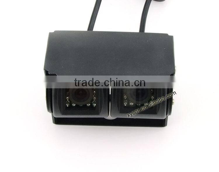 Dual Lens Bus cctv cameracctv true vision ir led reverse camera auto rear view camera XY-1203