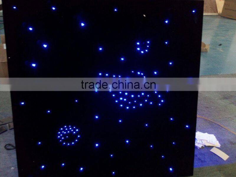 customized LED RGB 0.75/1.0/1.5mm plastic Fiber Optic Star Ceiling Kit Light with WIFI, DMX & twinkle different function