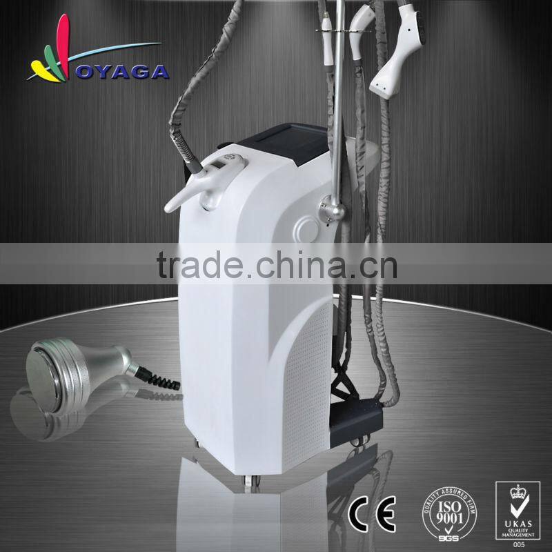Infrared RF body sculpting vertical N8+2 cavitation vacuum beauty machine with CE