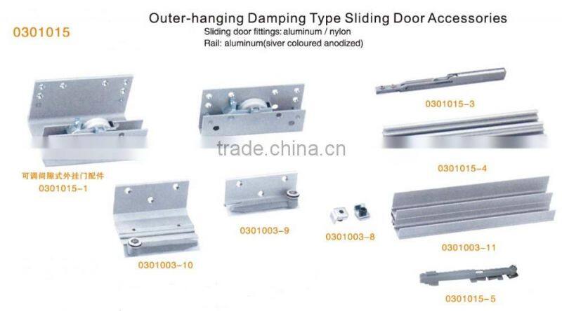 hot sale wardrobe sliding door mechanism with soft close