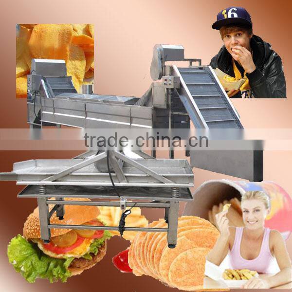 2014 stainless steel automatic commercial potato chips fryer machine
