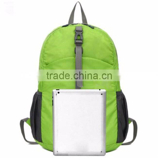 Durable packable handy lightweight travel waterproof foldable spacious backpack