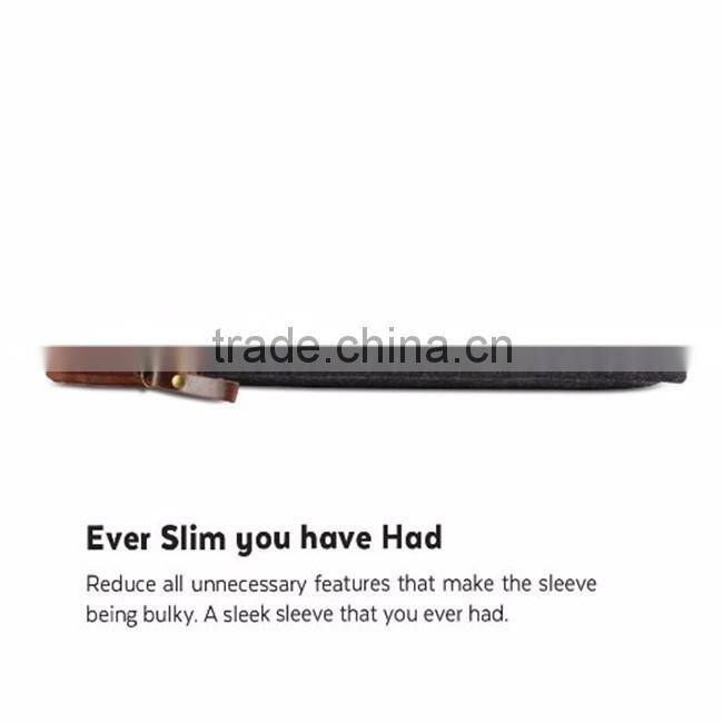 High quality wholesale fashion felt promotional laptop bag