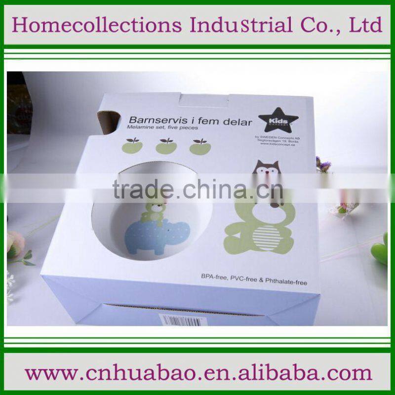 2016 custom-made melamine baby cutlery set, baby bloomer sets