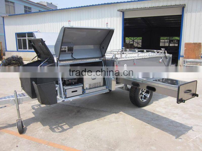 2017 hot sale off road travel trailer tent trailer camper trailer