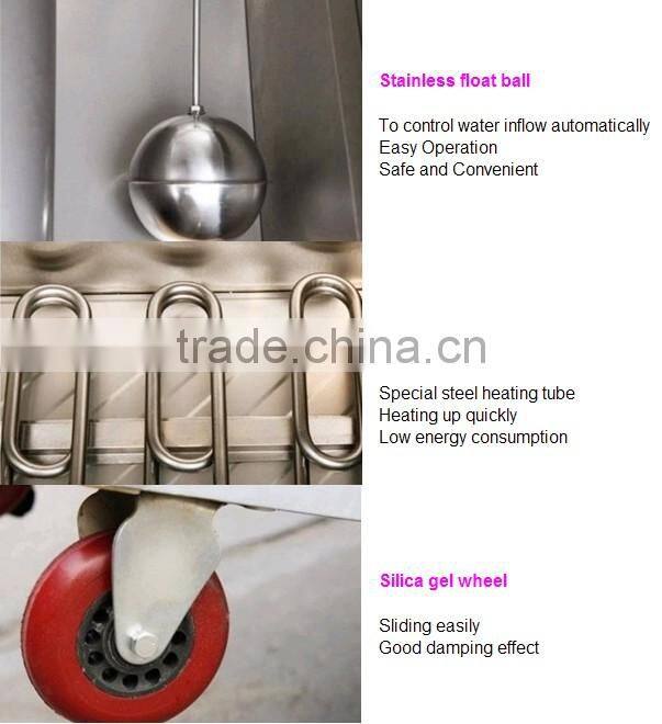 AUS-HX-E24 Stainless Steel Electric Rice Steamer Machine with Capacity 120kg Rice