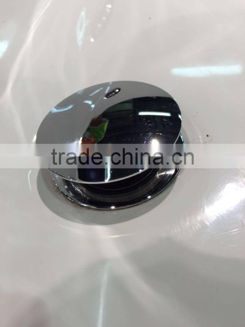 Brass Small Plug of Bathtub Push Drainer Bathtub Waste for Sanitary Drain