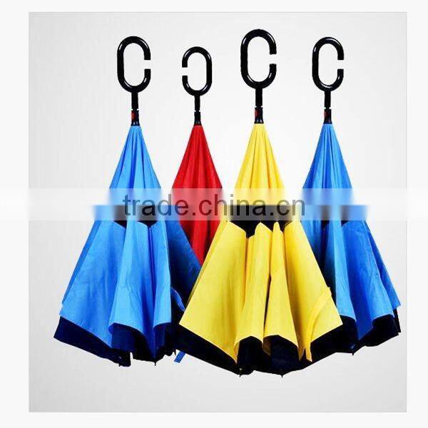 2016 Fashion Double C-shaped Phone-Brella Sunny or rainy umbrella