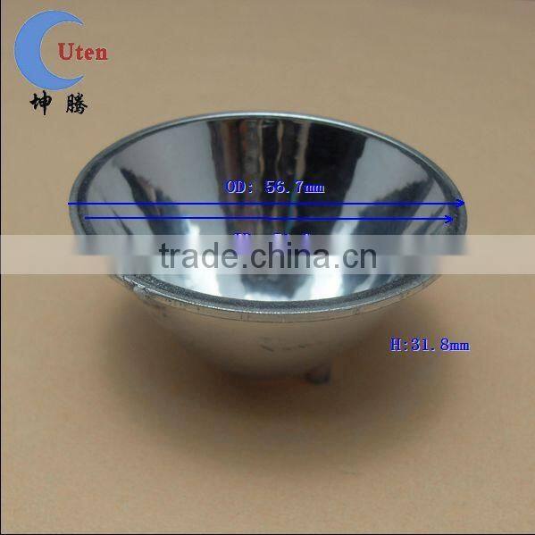 Round Plastic LED Light Reflector with Plating