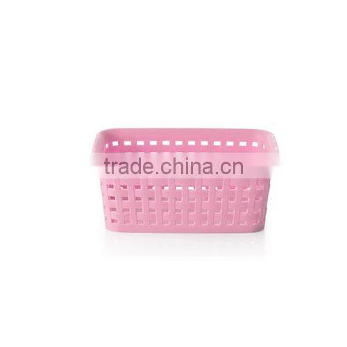 Multifunctional draining storage basket--pink(S)