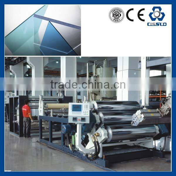 PC WAVE SHEET EXTRUDER,TRANSPARENT PC WAVE SHEET/PANEL MAKING LINE/ PC TRANSPARENT ROOF SHEET MAKING MACHINERY