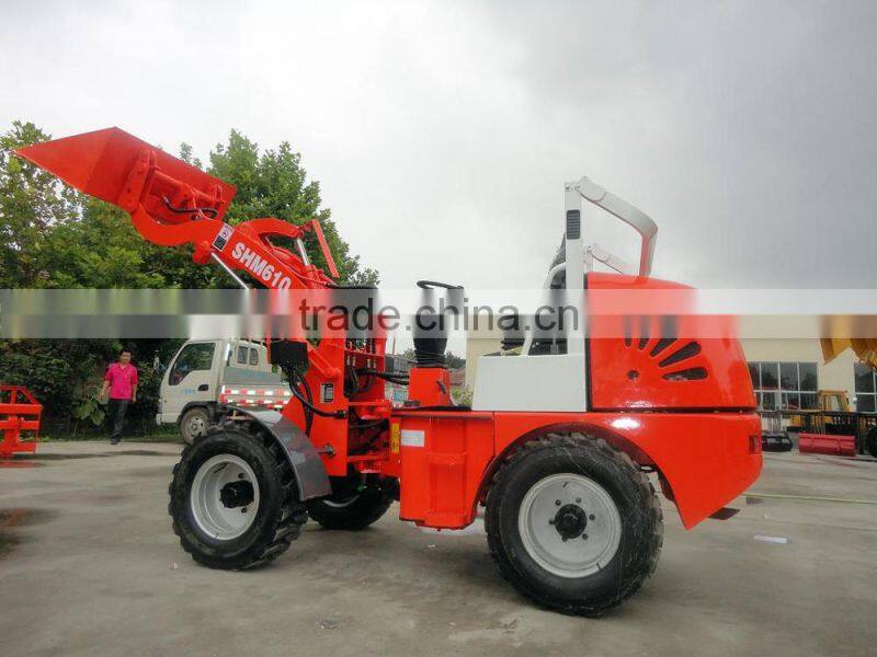 china mini wheel loader/mini 4WDloaders with ce for sale