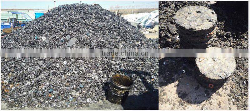 recycling waste engine oil filter element crushing machine