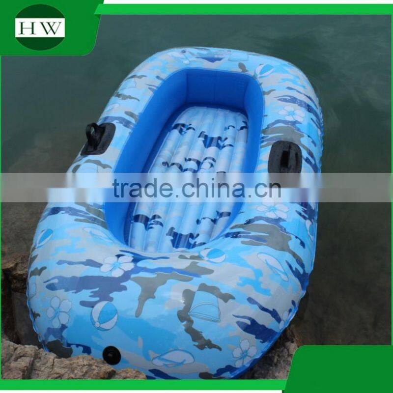 eco-friendly children kids camouflage inflatable kayak canoe boat water toy tool
