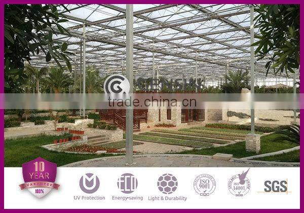 UV Coated Twinwall Hollow Polycarbonate Sheet Greenhouse