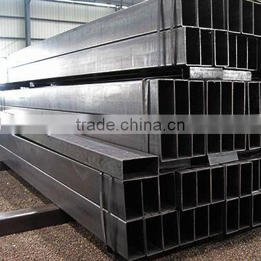 20*40*2mm black square ms square pipe price black square steel tube