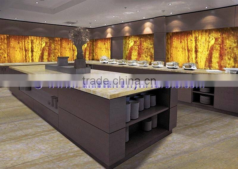 CUSTOM DESIGN AND SIZE BACKLIT ONYX KITCHEN COUNTERTOPS