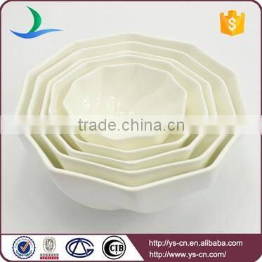 Wholesale customized white ceramic soup bowl