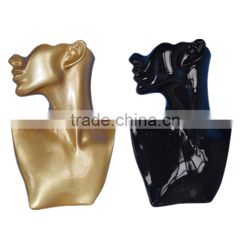 Fashion used female bust mannequin for necklace diaplay
