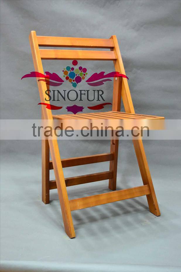 stackable wooden folding chair